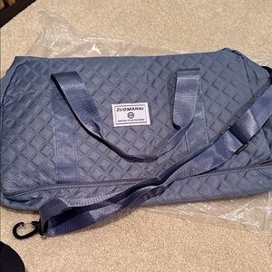 Quilted Blue Men's Bag